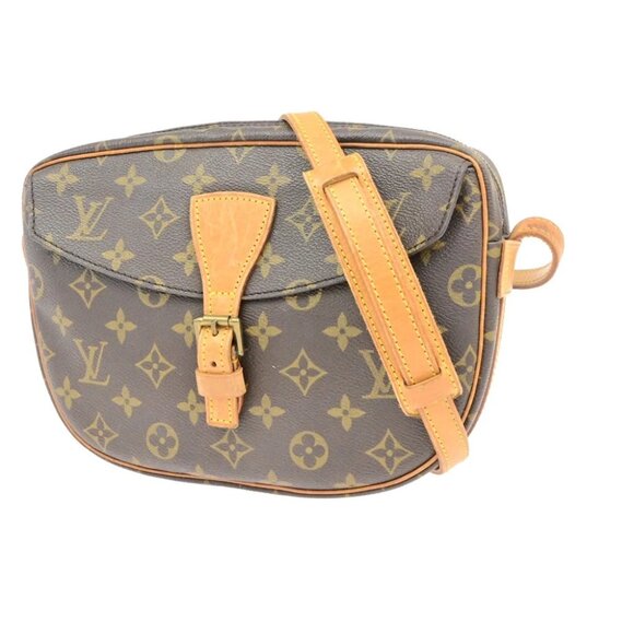 LOUIS VUITTON Jeune Fille MM Shoulder Bag Monogram Leather Brown M51226 35YH061 - Picture 1 of 16